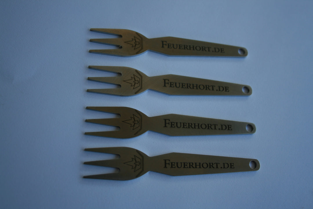 4 Pommes- und Häppchen Gabeln