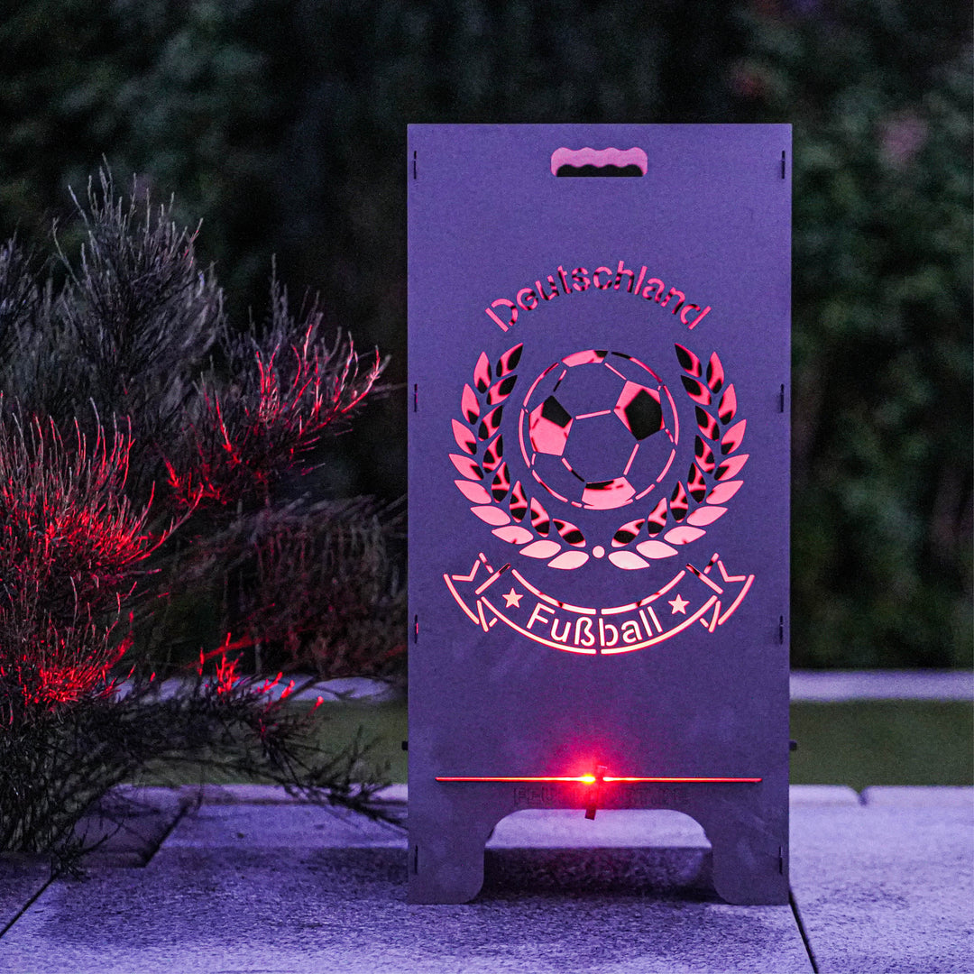 Feuertonne "Fußball EM 2024" 82cm - Motiv Deutschland Fußball