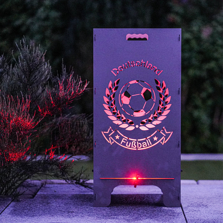 Feuertonne "Fußball EM 2024" 82cm - Motiv Deutschland Fußball